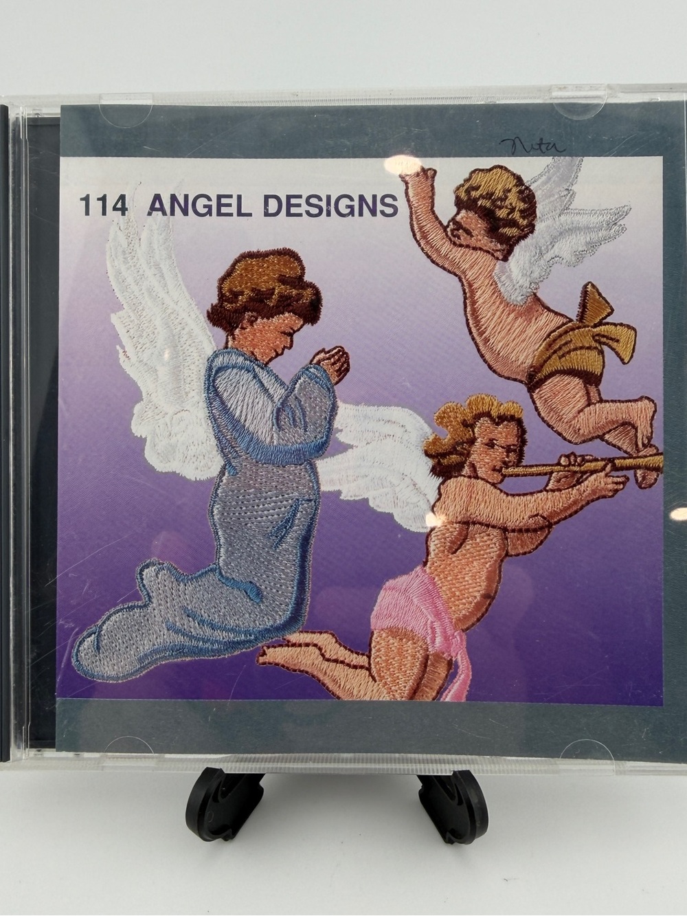 Janome 9000 series Embroidery Memory Card 114 Angel Design
